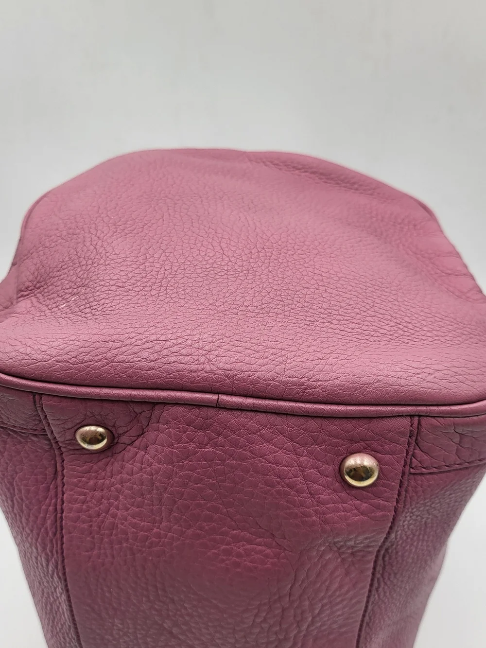 Gucci Soho Interlocking GG Boston 30 Pebbled Calfskin Satchel..Auth, w/COA.